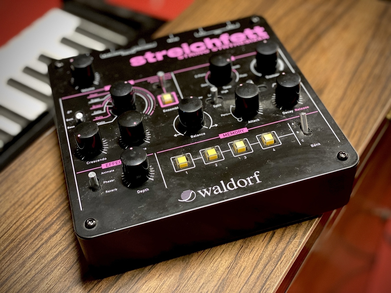 Electronic Studio Setup by rothhandlestudios featuring Waldorf Streichfett
