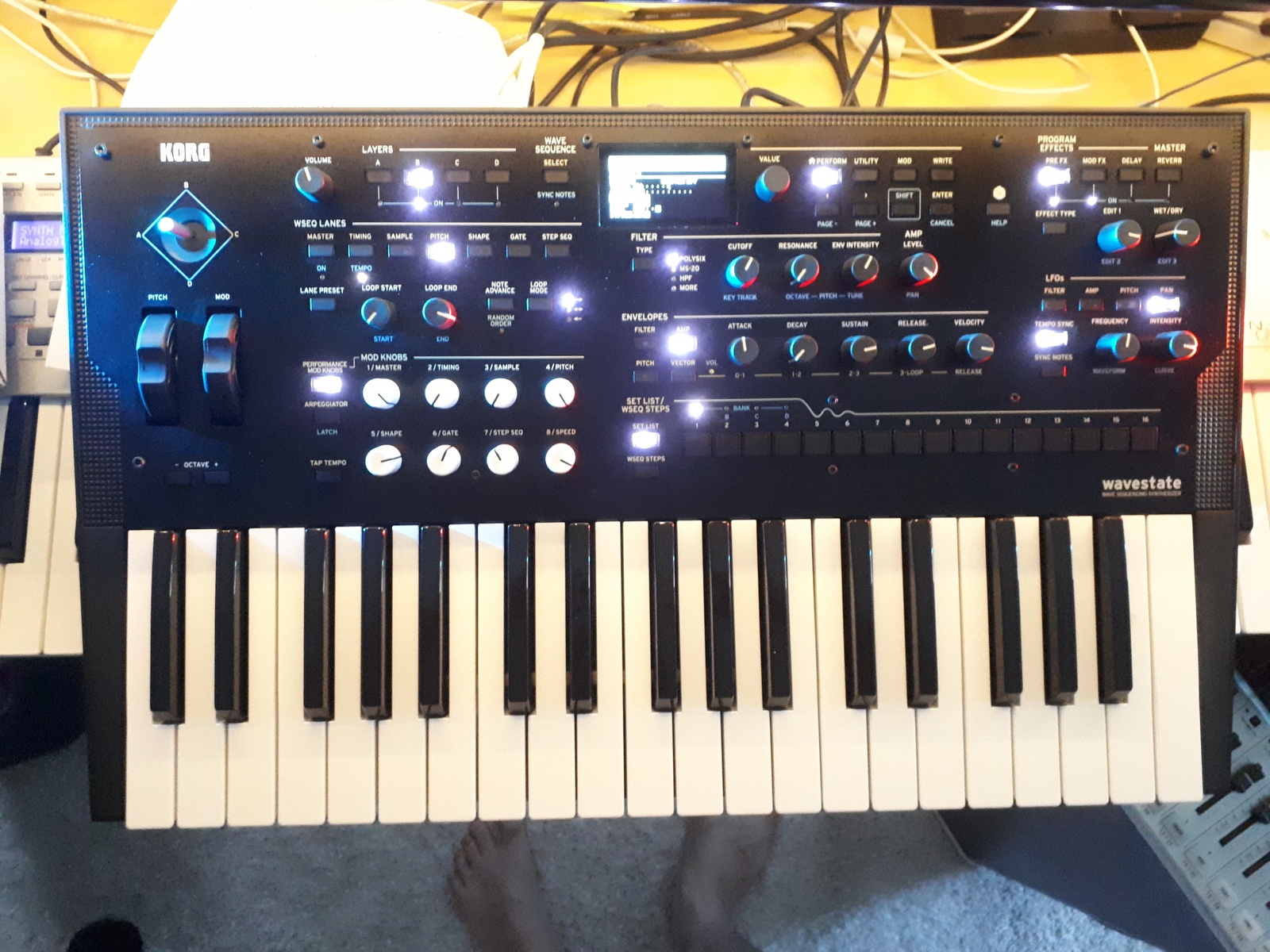 Synth Setup by lucas_w featuring Korg Wavestate