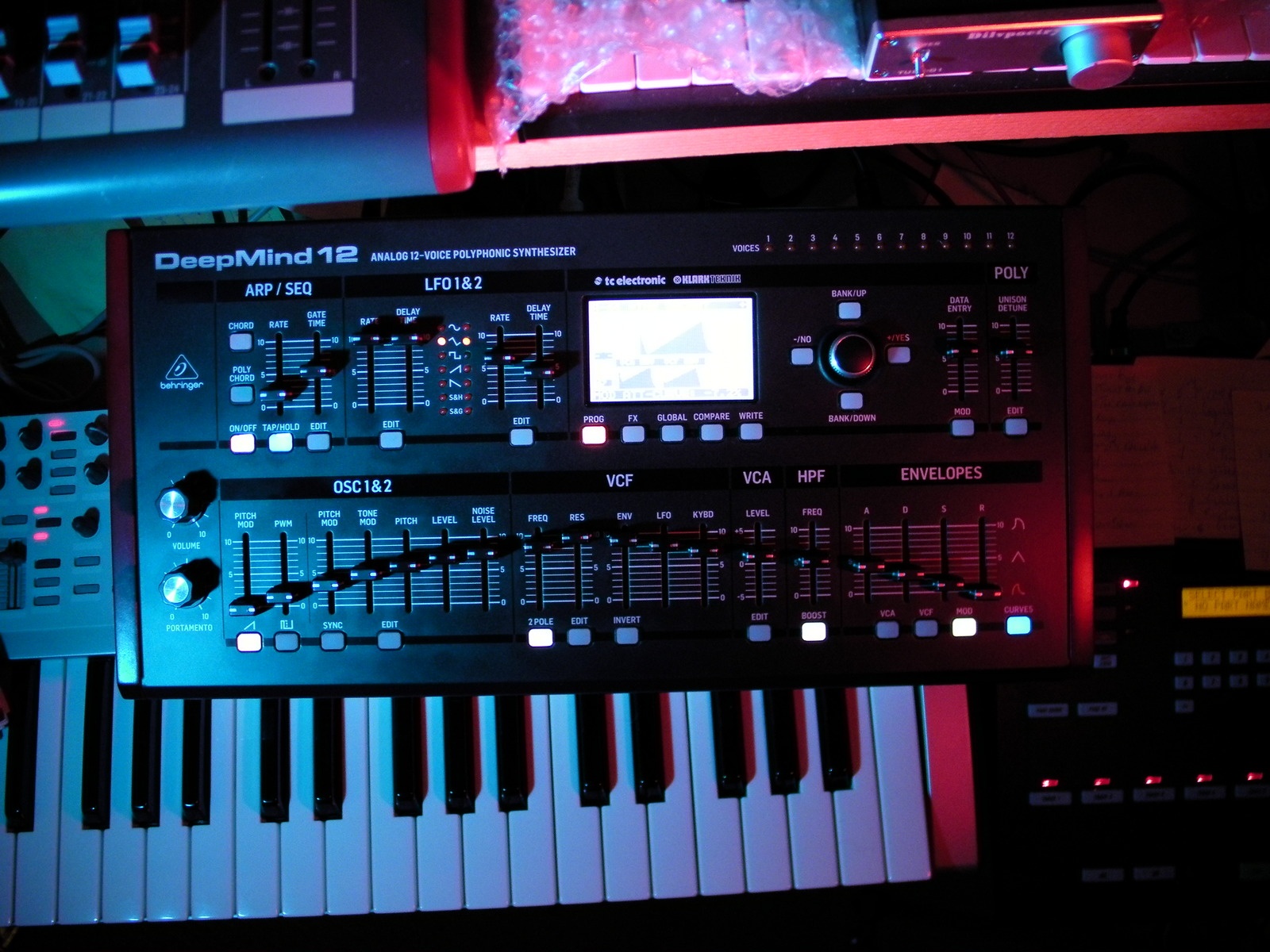 Electronic DJ Setup by mysticfox featuring Behringer DeepMind 12