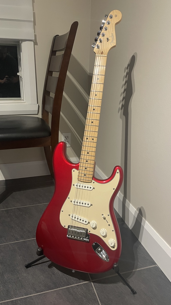 Blues Music Gear Setup by jmgaudreau featuring Fender Stratocaster American Standard