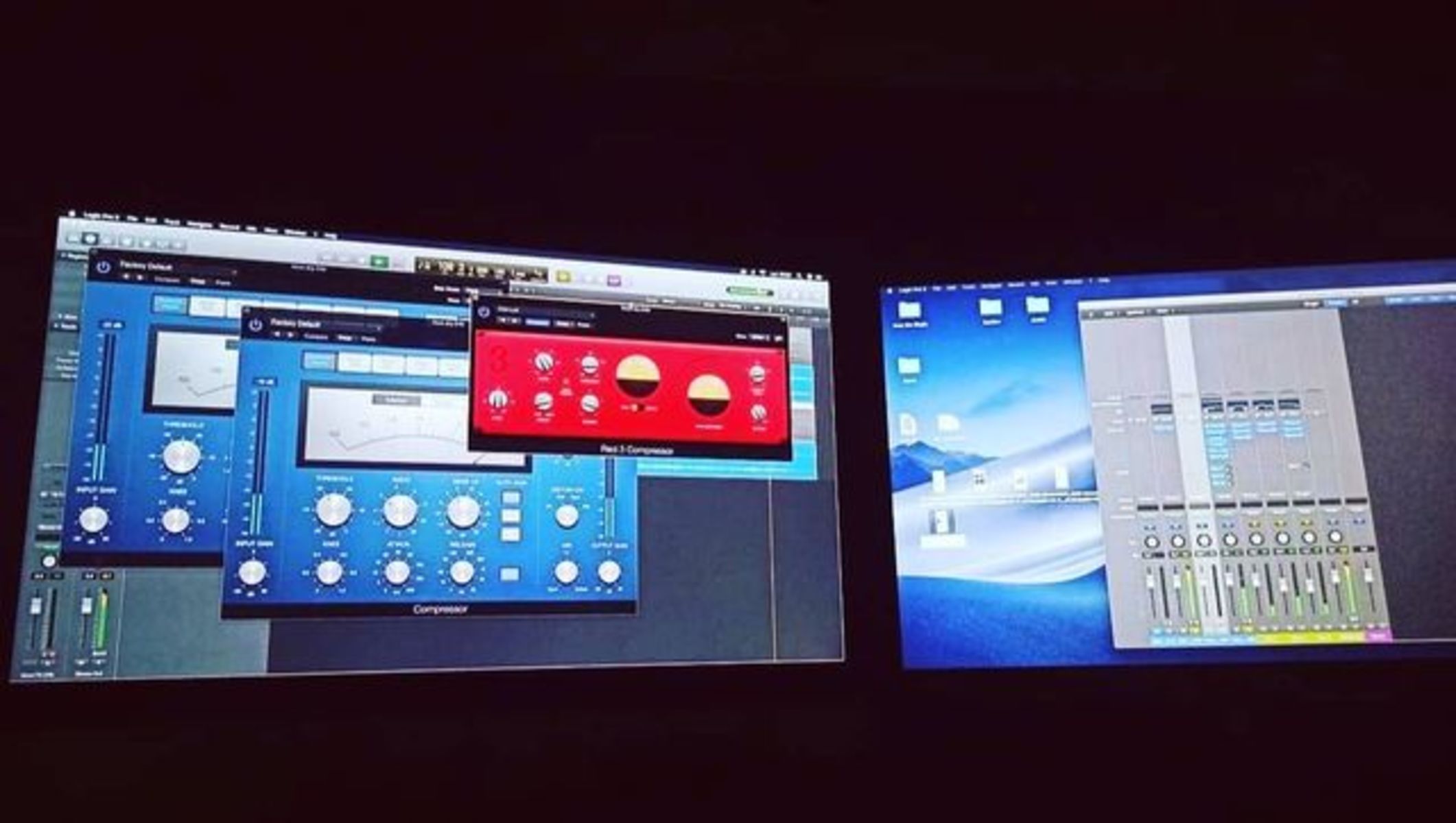 Electronic Studio Setup by madt3o featuring Apple Logic Pro and Apple Logic Compressor