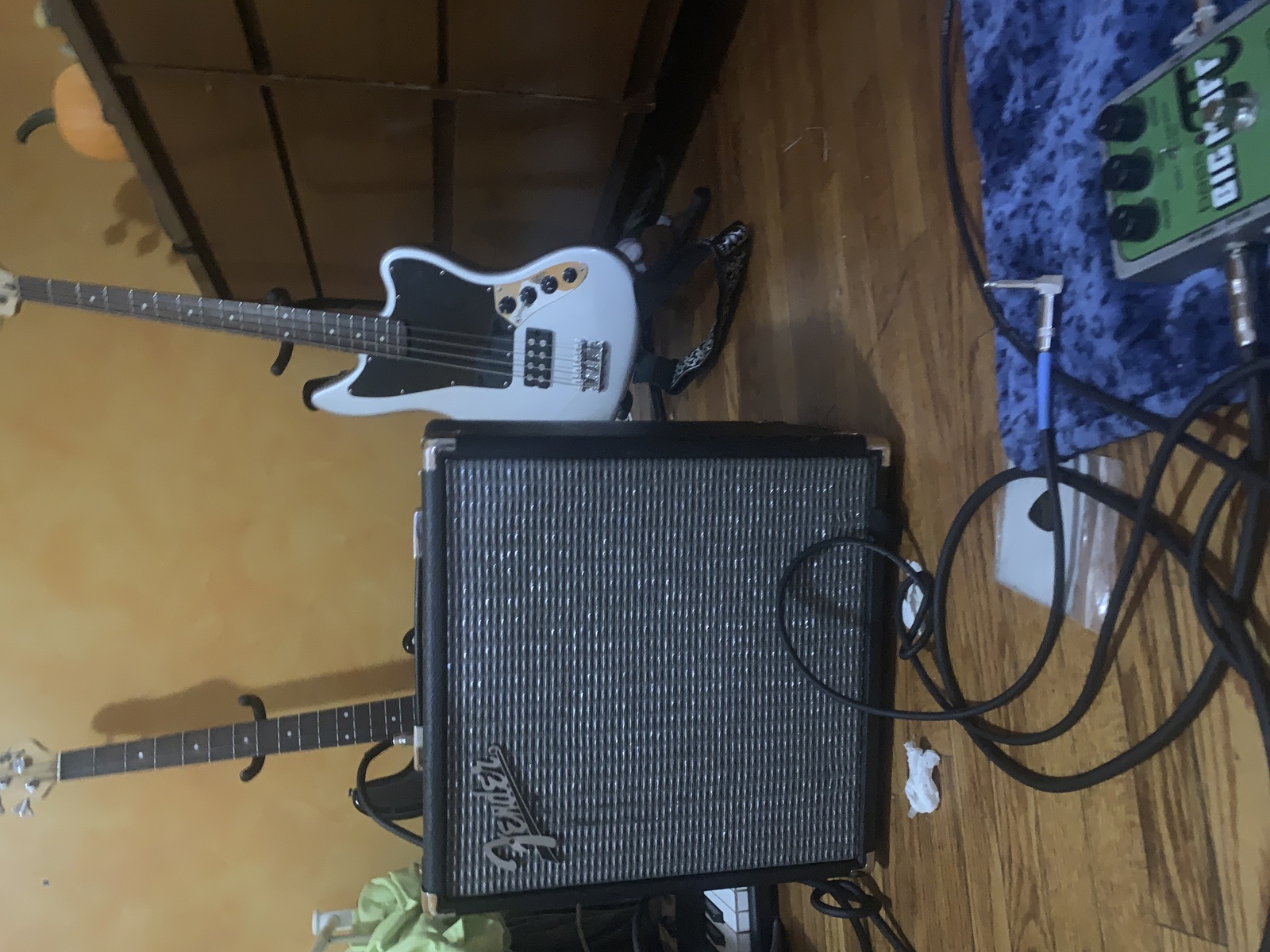 Pedalboard by matthew_cyr featuring Squier Jaguar Vintage Modified Special HB Bass, Fender Rumble 25, and Washburn LYON Series Precision Bass and 1 more piece of gear