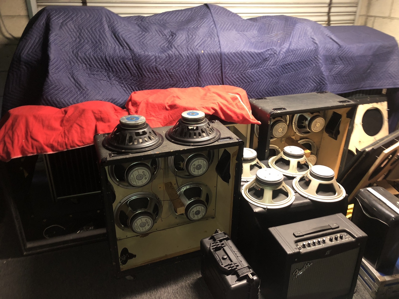 Metal Live Rig by artbarsnstripes featuring Marshall 1960B 4x12 Straight Cab and Celestion G12T-75