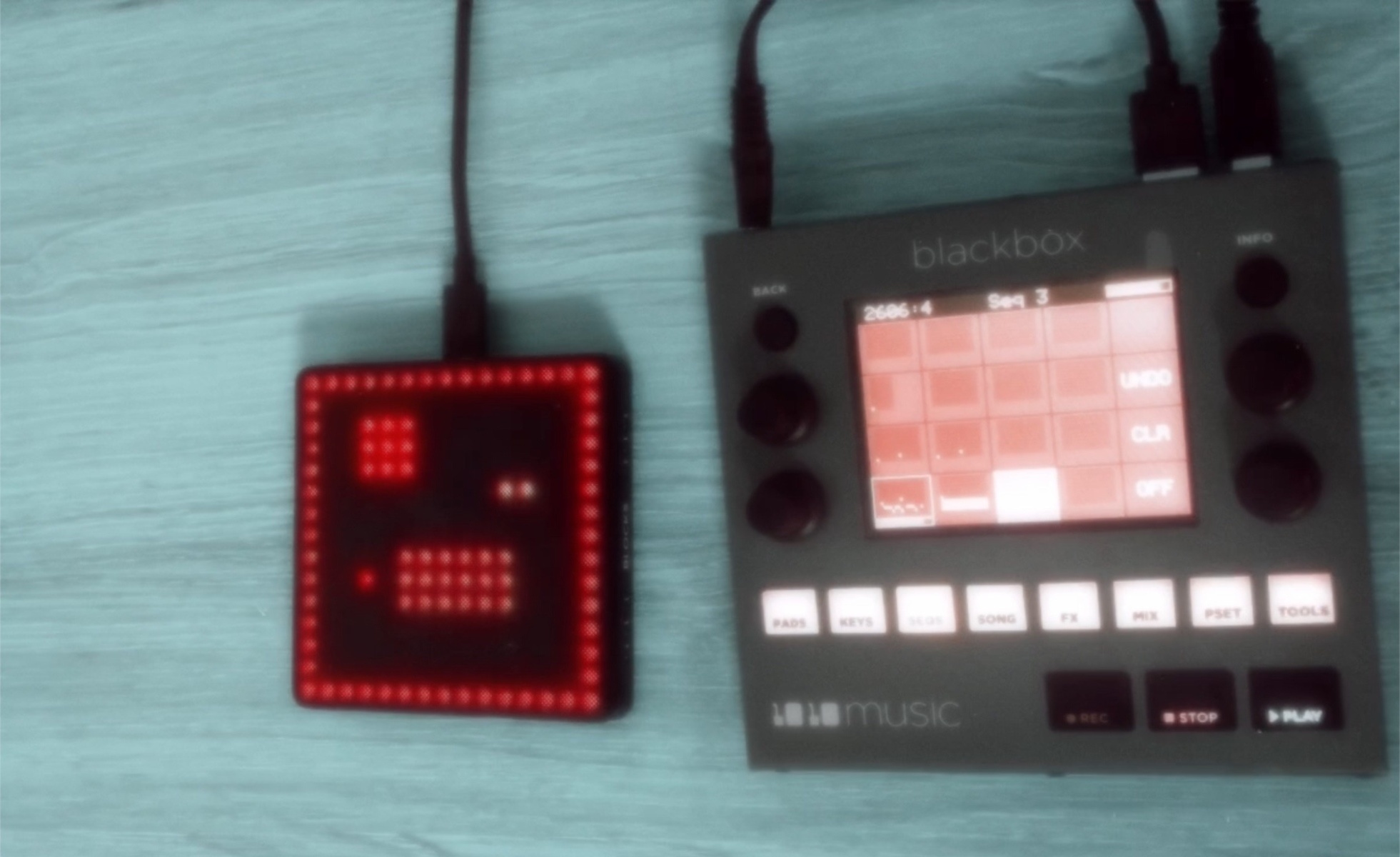 Roli Live Rig by kafkaforpresident featuring Roli Lightpad Block and 1010music Blackbox