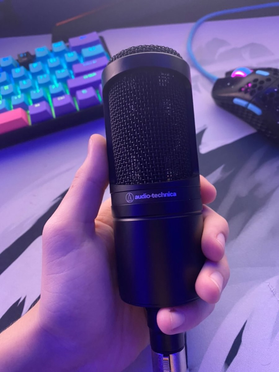 Electronic Studio Setup by psdcamden featuring Audio-Technica AT2020 Cardioid Condenser Microphone