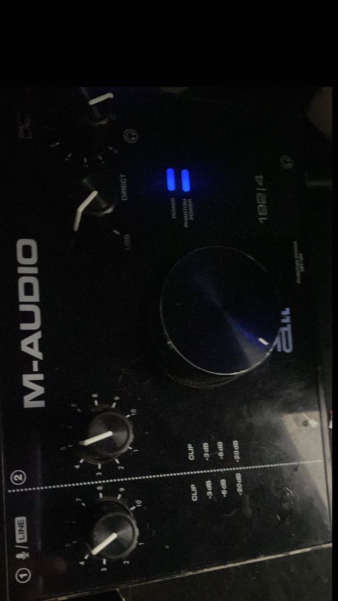 Studio Setup by plutocraxy featuring M-Audio Air 192 | 4