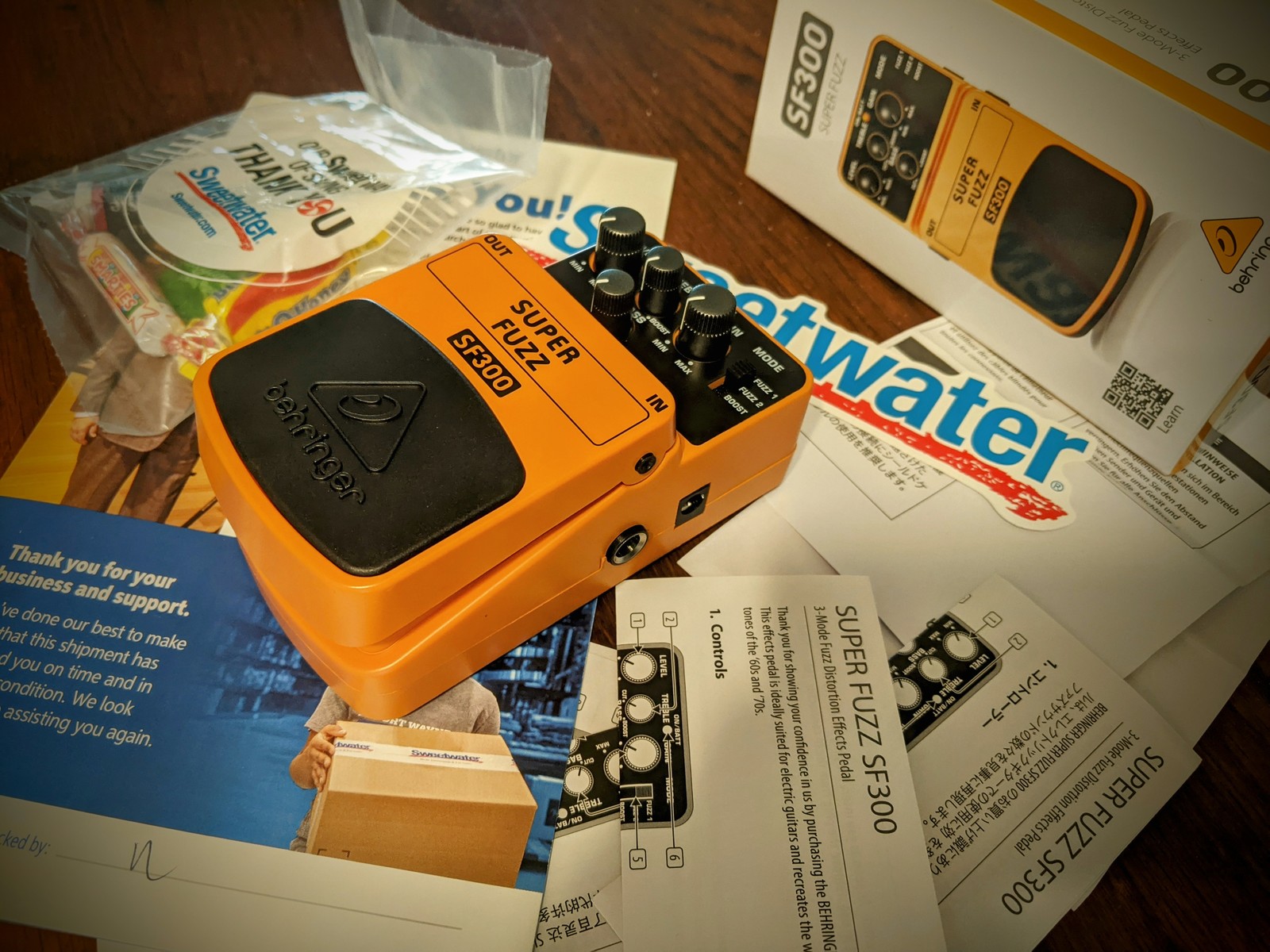Music Gear Setup by death_in_appalachia featuring Behringer SF300 Super Fuzz