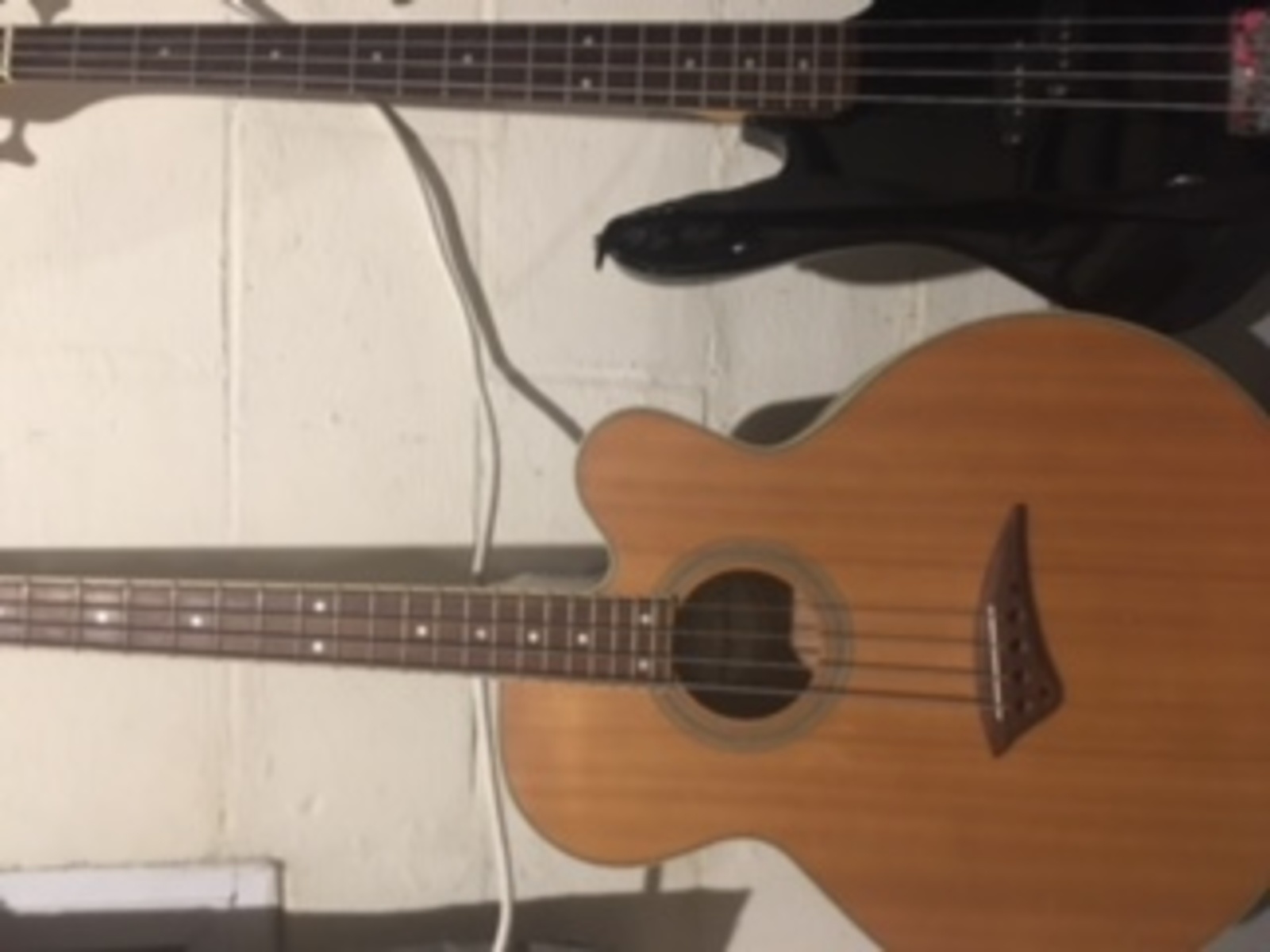 Washburn Music Gear Setup by the_real_monopoly_guy featuring Dean EAB Acoustic Bass Guitar and Washburn Xb100