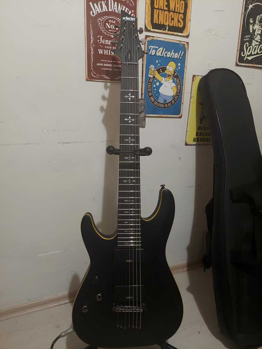Music Gear Setup by adem_atesli featuring Schecter Demon-7 LH