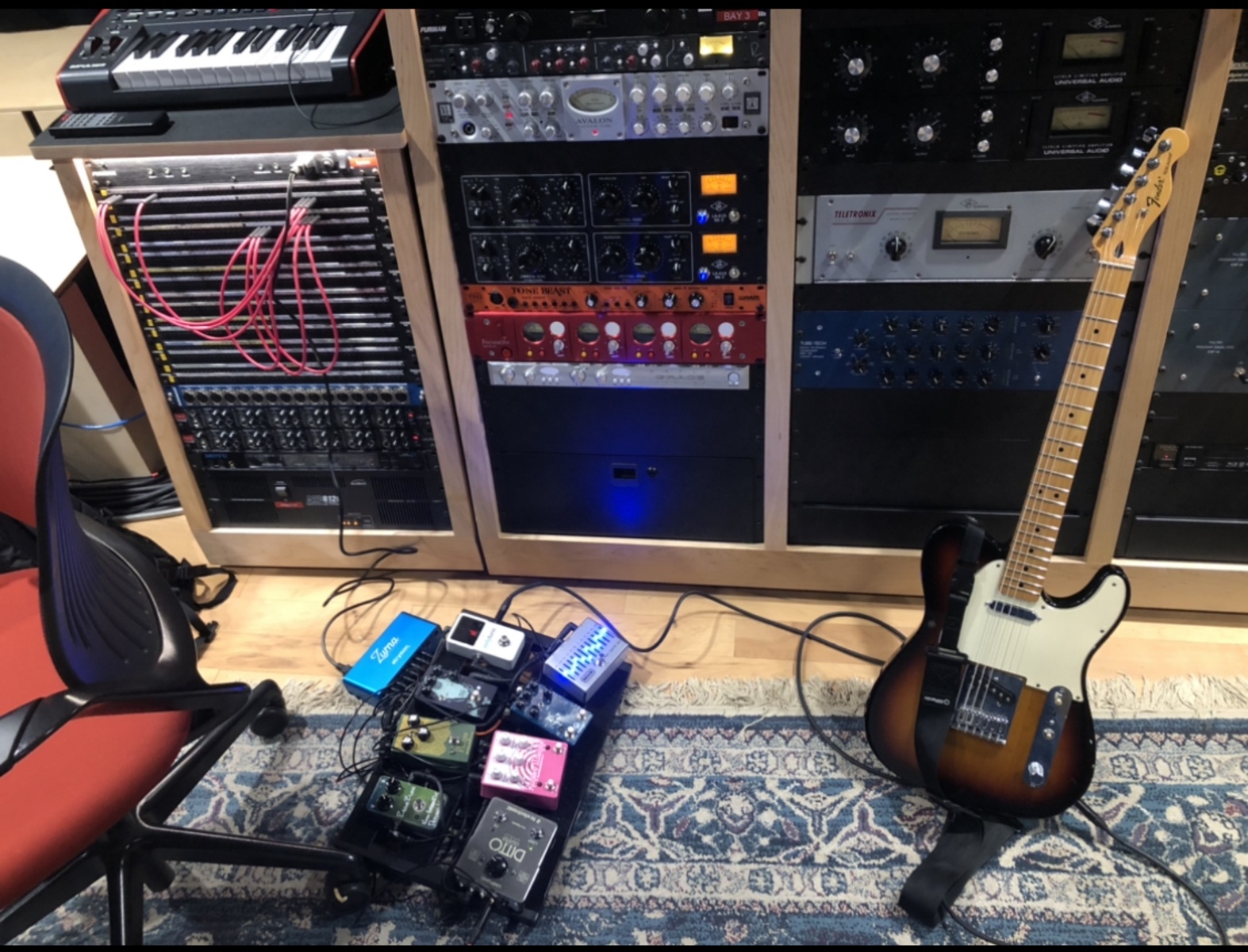 Pedalboard by cole_kempcke featuring Fender Mexican Telecaster, TC Electronic PolyTune 3, and Walrus Audio Julia and 4 more pieces of gear