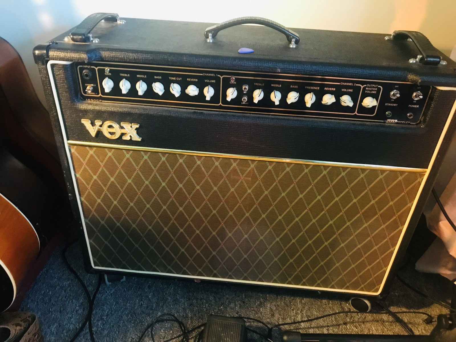 Music Gear Setup by alan_harnett featuring Vox AC50 CP2