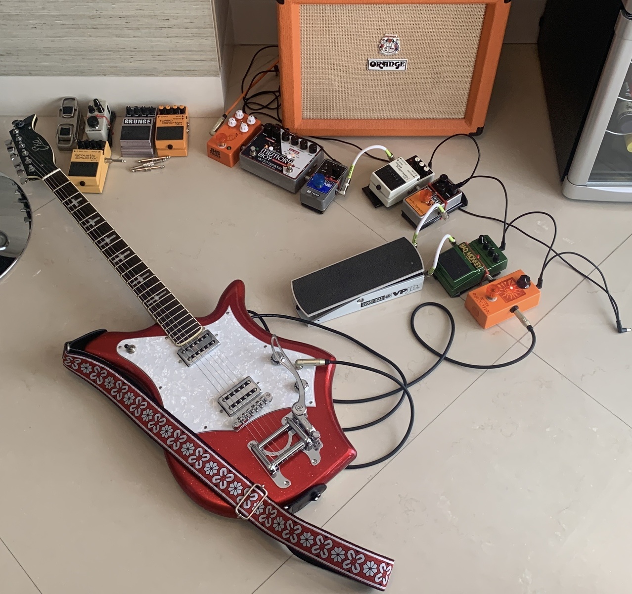 Metal Pedalboard by andreberaldino featuring Boss DS-2 Turbo Distortion, TC Electronic Mimiq Mini Doubler, and DigiTech DGR Grunge and 11 more pieces of gear