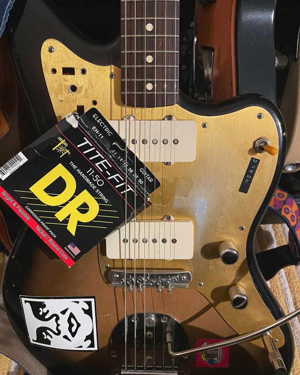 Music Gear Setup by neale_scott featuring Fender Jazzmaster, Mastery Bridge M1, and Lollar Jazzmaster Pickup and 1 more piece of gear