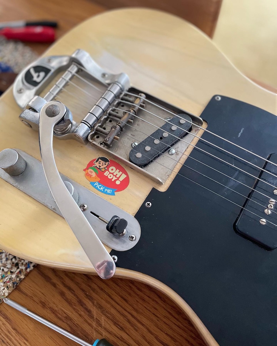 Bigsby Music Gear Setup by neale_scott featuring Fender Telecaster Custom Electric Guitar and Bigsby B5 Vibrato