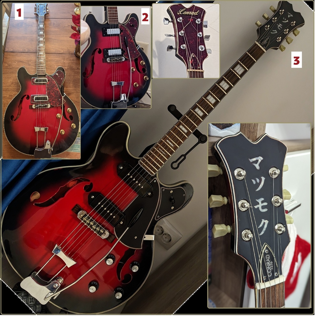Music Gear Setup by donald_hubert_duffy_iii featuring Conrad 1202T by Matsumoku, Lollar '50s Wind P-90, and Schaller G-Series Deluxe Machine Heads and 20 more pieces of gear