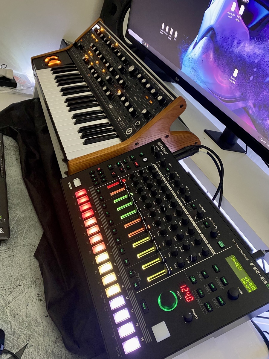 Moog Drum Kit by vangart featuring Roland AIRA TR-8S and Moog Subsequent 37