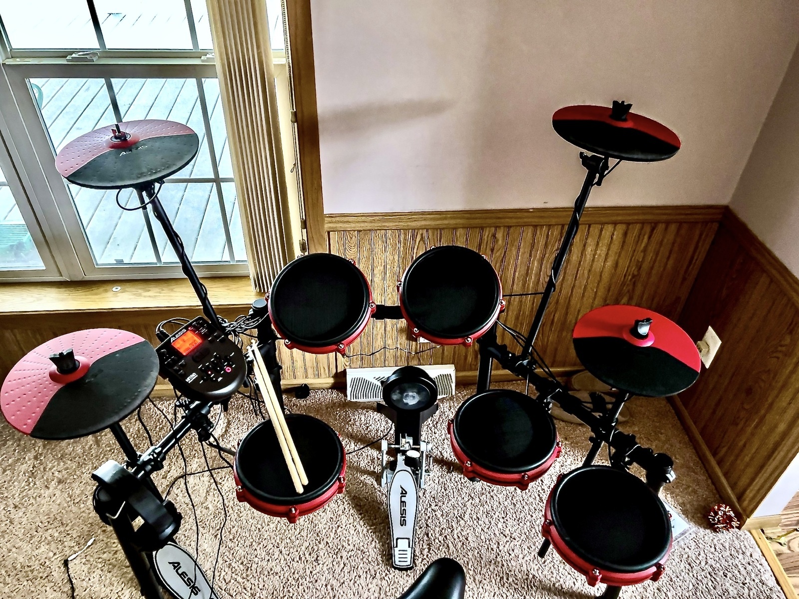 Drum Kit by shea_patterson featuring Alesis Nitro Mesh 8-Piece Electronic Drum Set