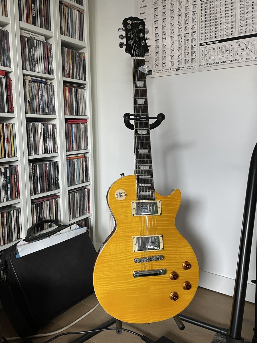 Epiphone Music Gear Setup by edvard74 featuring Epiphone Les Paul Standard and Monty's Guitars Monty's PAF Humbucker Pickup