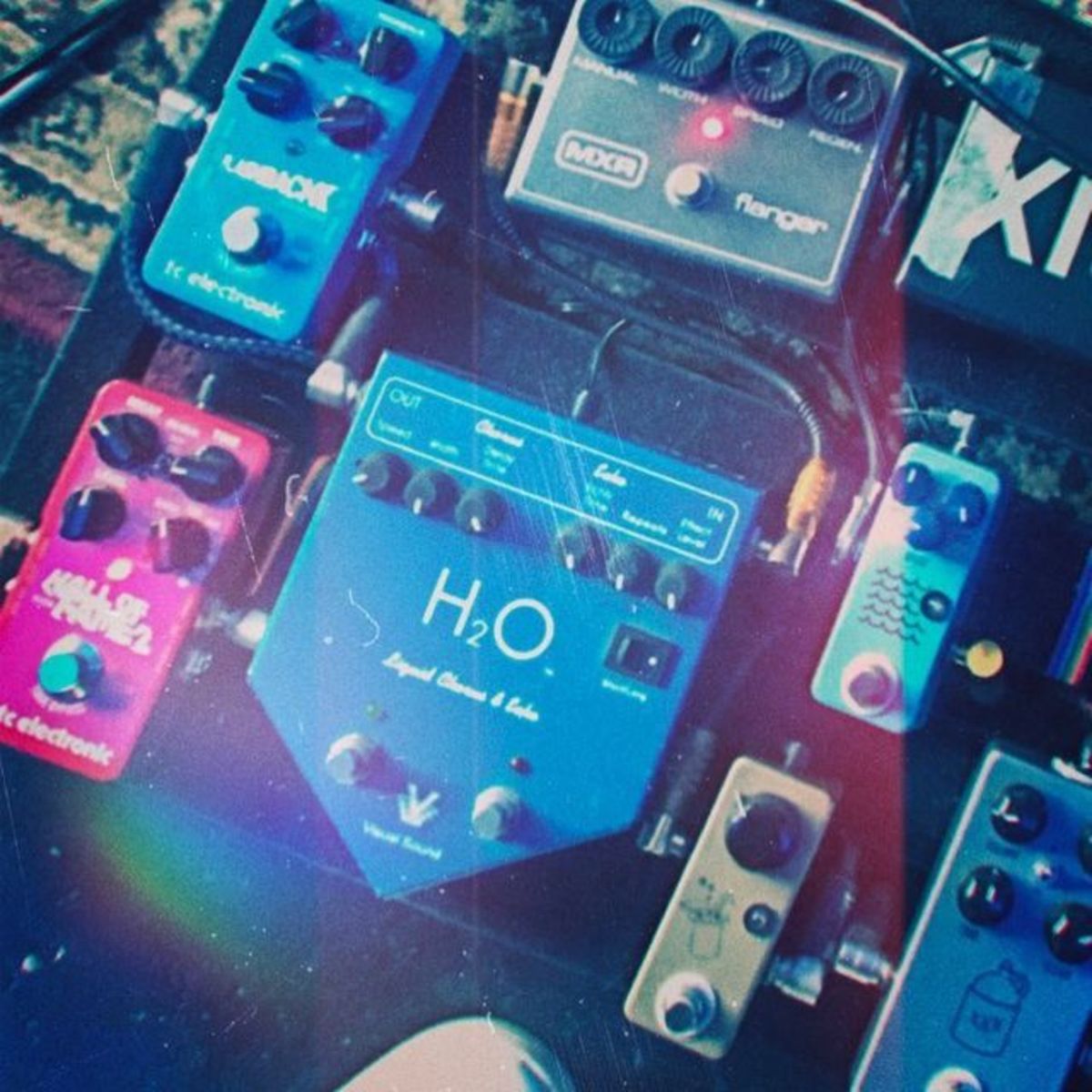 JHS Pedalboard by velvetsway_marleen featuring TC Electronic Hall of Fame 2 Reverb, Visual Sound H2O, and JHS Tidewater and 2 more pieces of gear