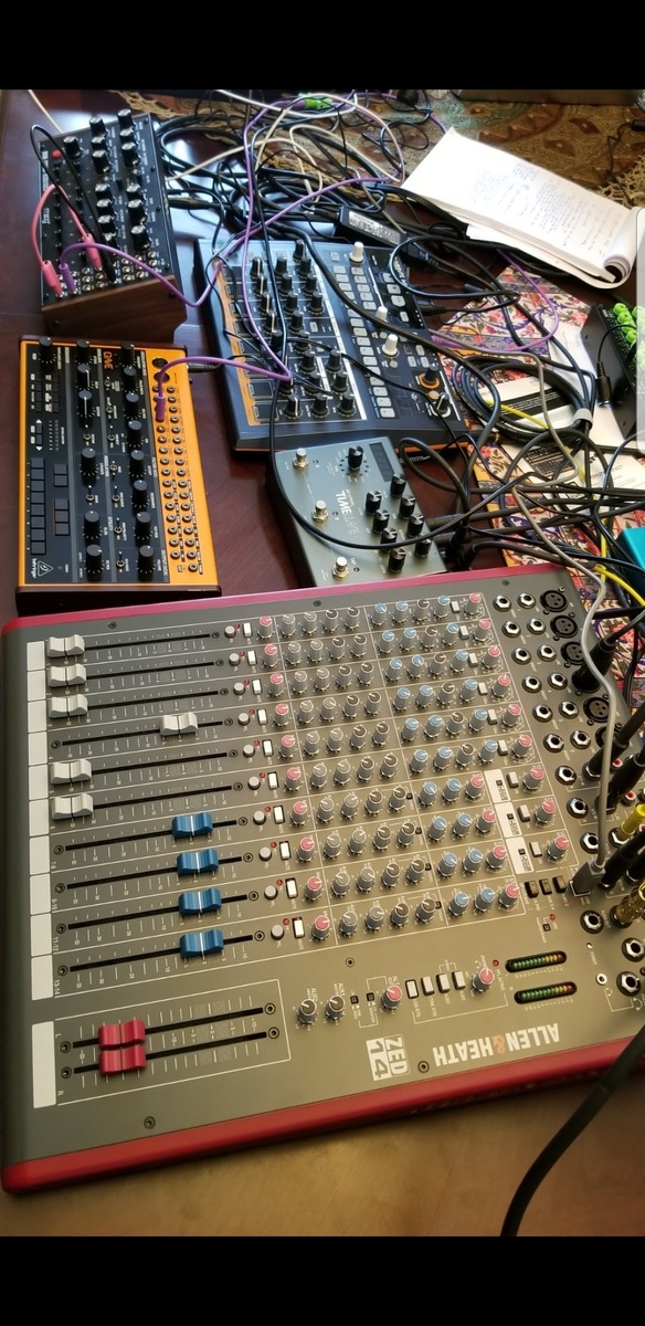 Synth Setup by p32c featuring Allen & Heath Zed-14