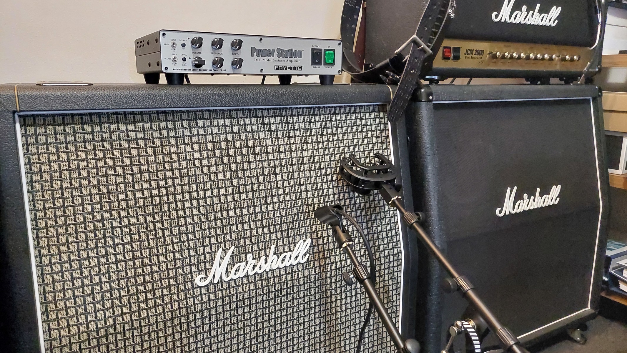 Metal Music Gear Setup by geobrentson featuring Fryette Power Station, Marshall JCM2000 Dual Super Lead, and Marshall 1960AX and 1 more piece of gear
