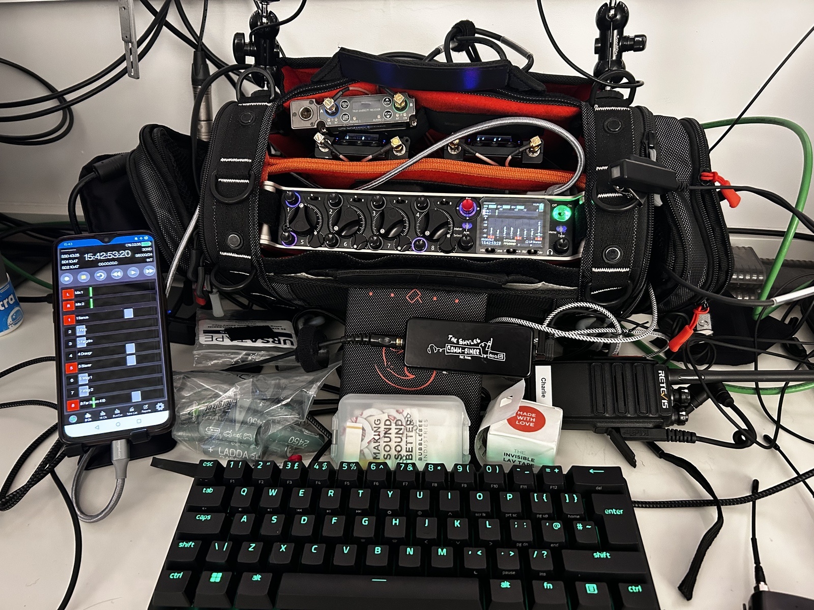 Studio Setup by charlie_hurst featuring Sound Devices 888