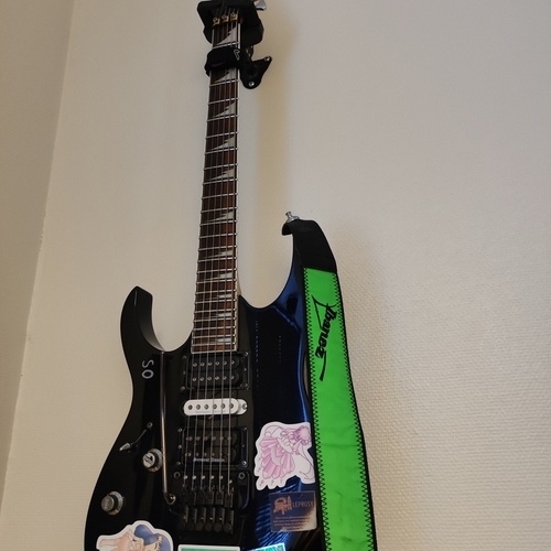 Photo of Ibanez RG 370 DXL in a studio, guitar, and signal chain