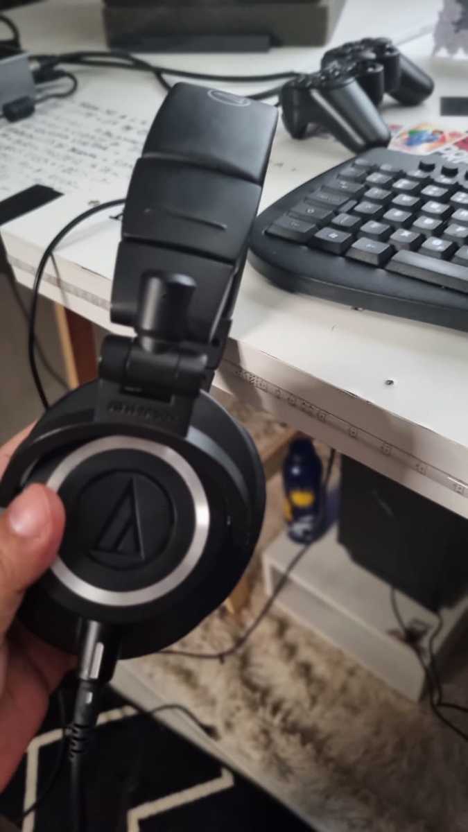 Music Gear Setup by teagace_mc featuring Audio-Technica ATH-M50x Professional Monitor Headphones