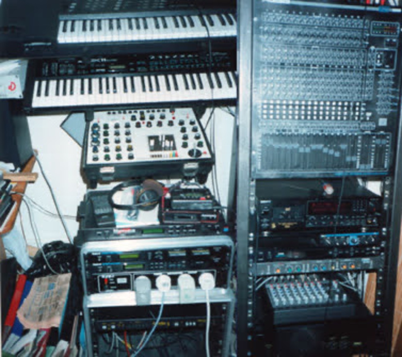 Electronic Studio Setup by andrewlagowski featuring EMS Synthi A, Yamaha DX11, and E-mu Morpheus and 3 more pieces of gear
