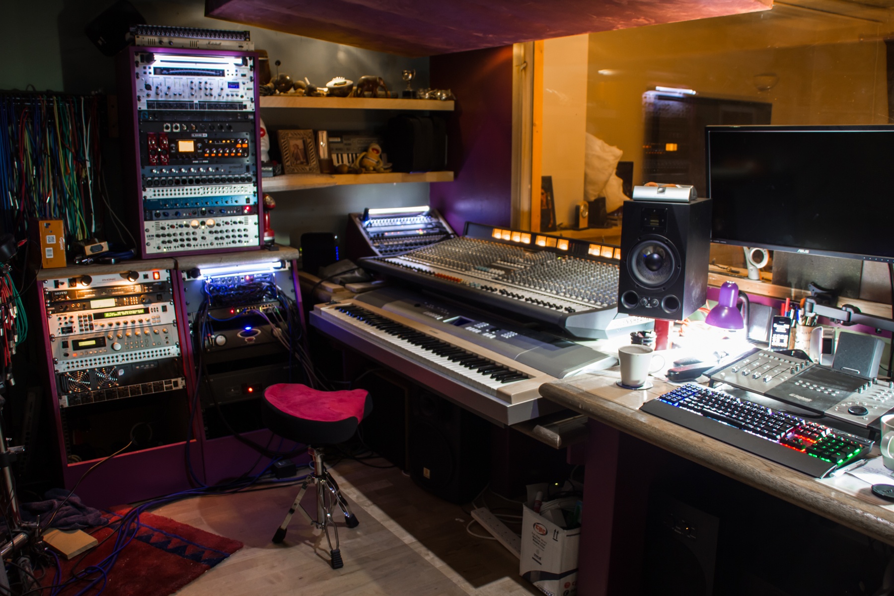 Electronic Studio Setup by daveboulden featuring Allen & Heath ML3000, ADAM Audio A7X Powered Studio Monitor, and Tl Audio Ivory 5052-2 and 13 more pieces of gear