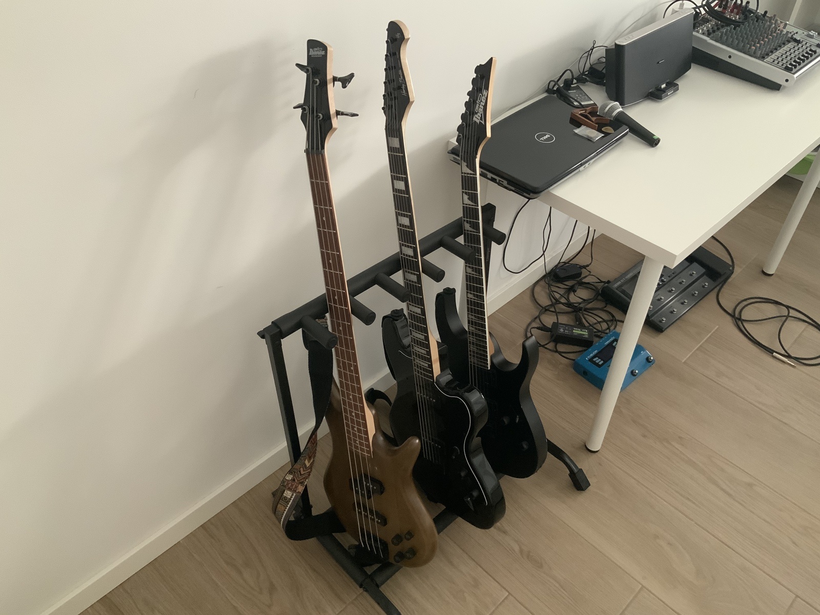 Ibanez Music Gear Setup by kostya featuring Ibanez Gio GRG121DX, Harley Benton JA-Baritone, and Ibanez GSR200B