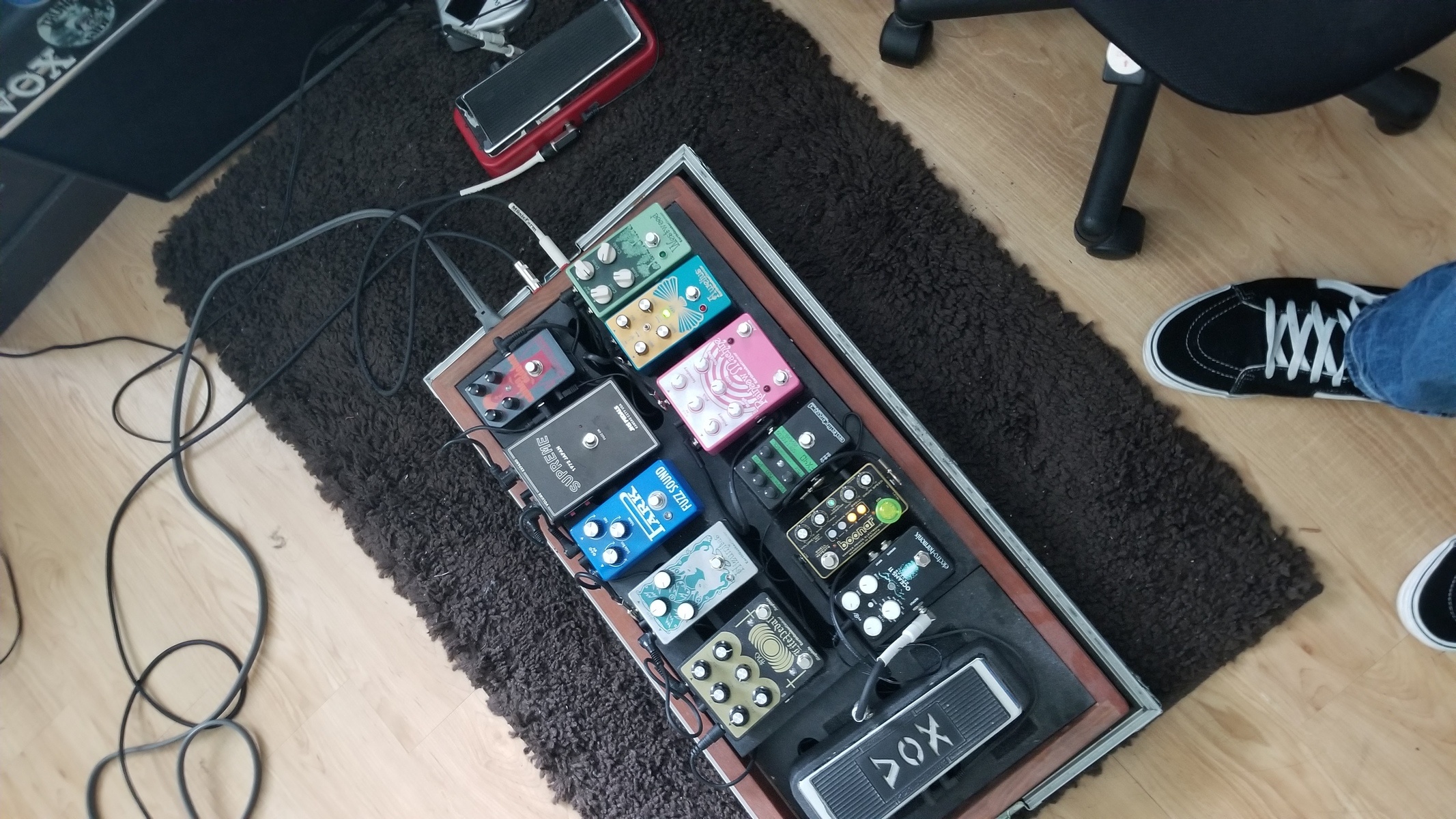Metal Music Gear Setup by mike_ramone featuring Vox V847A Wah, Electro-Harmonix Oceans 11, and Dawner Prince Electronics Boonar Multi-Head Drum Echo and 11 more pieces of gear