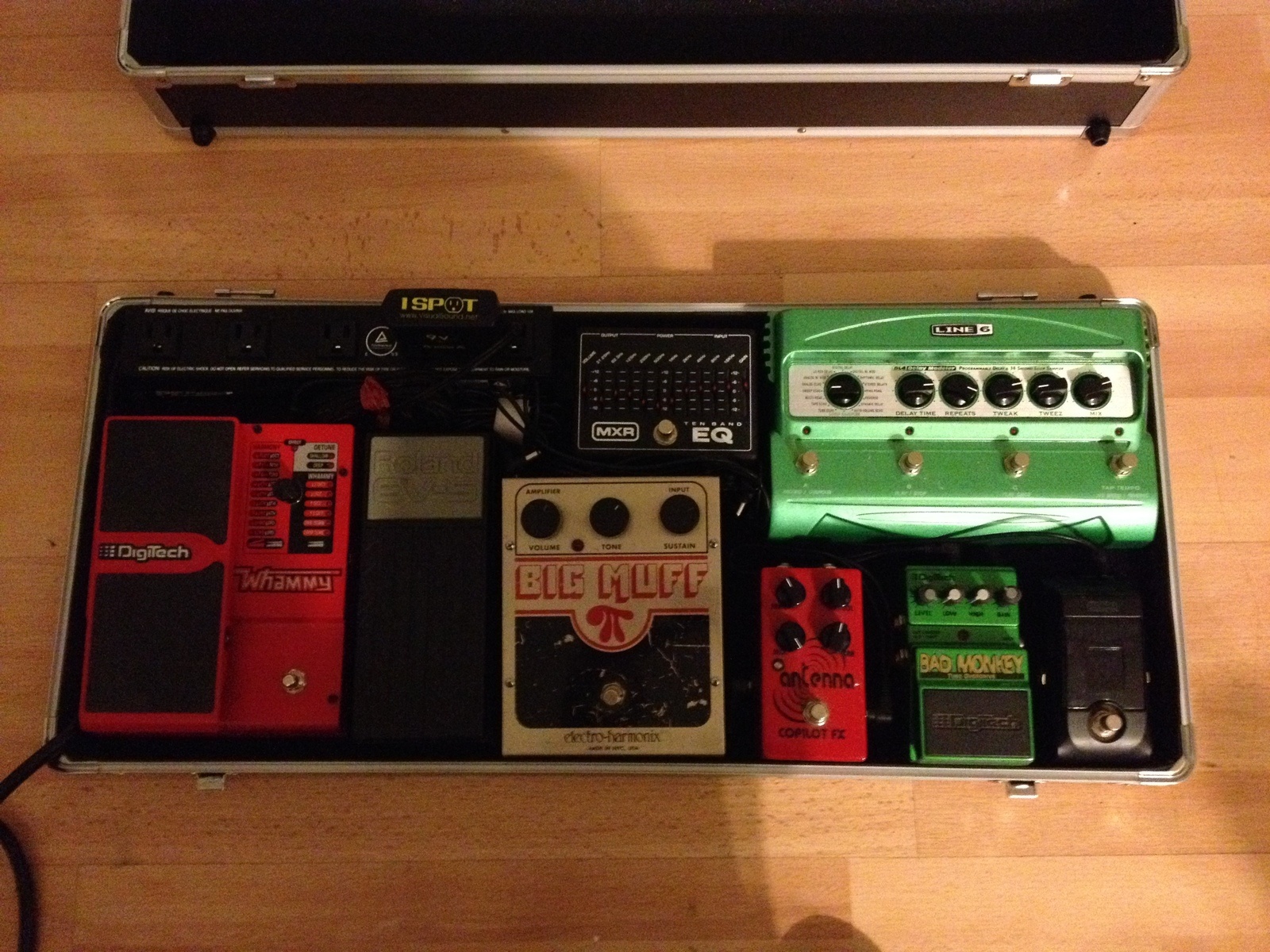 Pedalboard by cornfed94 featuring Korg PB-1 Pitchblack, DigiTech Bad Monkey Tube Overdrive, and Copilot FX Antenna 2 and 5 more pieces of gear