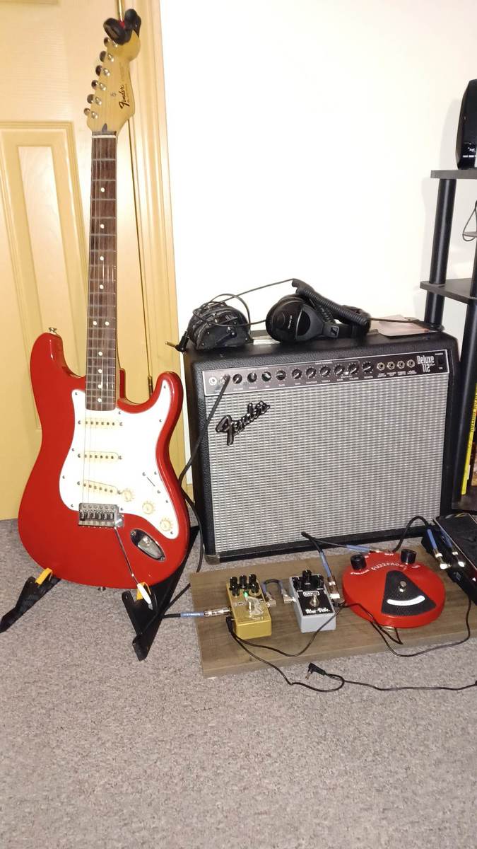 Pedalboard by cornfed94 featuring Vox Wah Pedal (General), Dunlop JDF2 Fuzz Face, and MXR M68 Uni-Vibe and 4 more pieces of gear