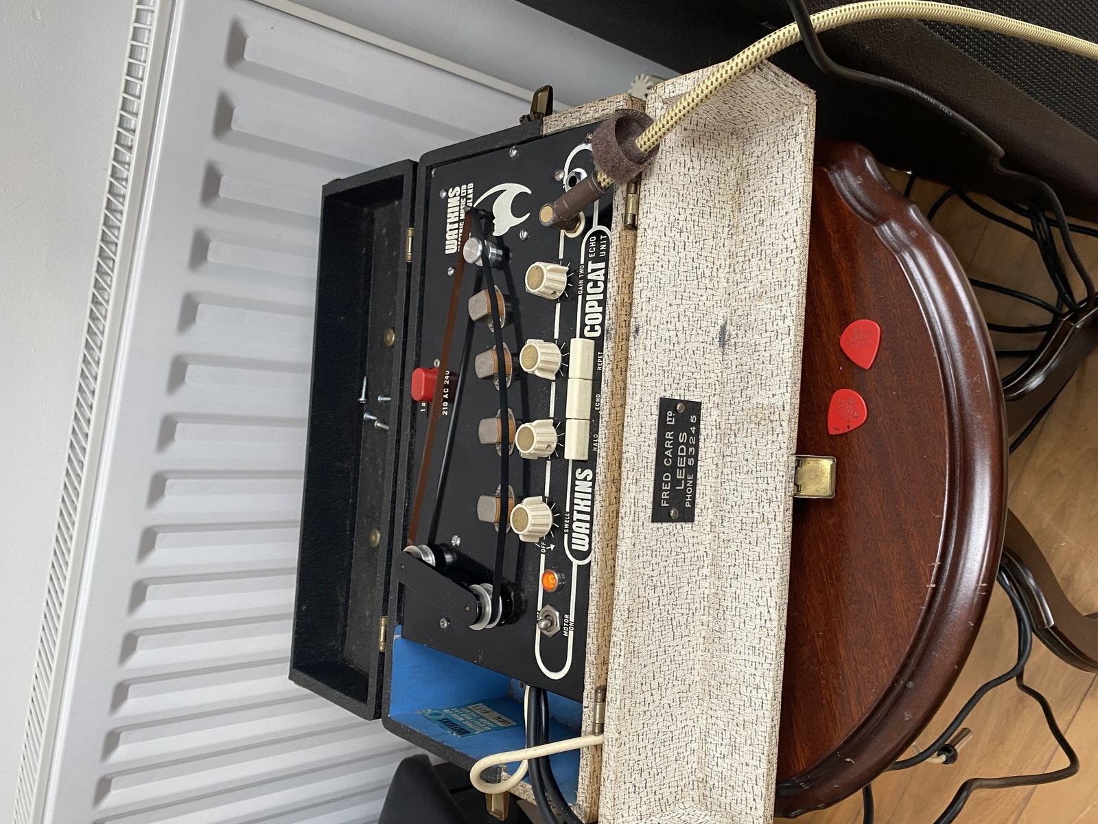 Music Gear Setup by christyherron featuring WEM Watkins Copicat
