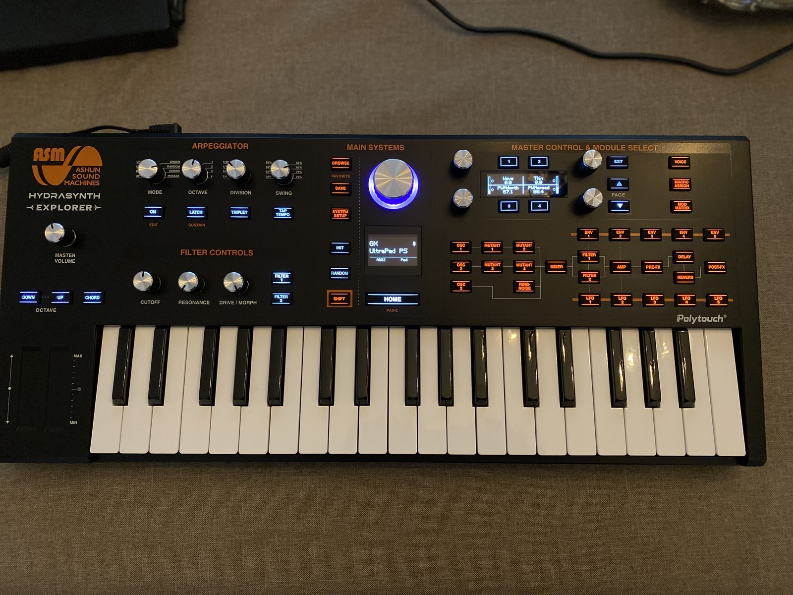 Music Gear Setup by surne featuring ASM Hydrasynth Explorer