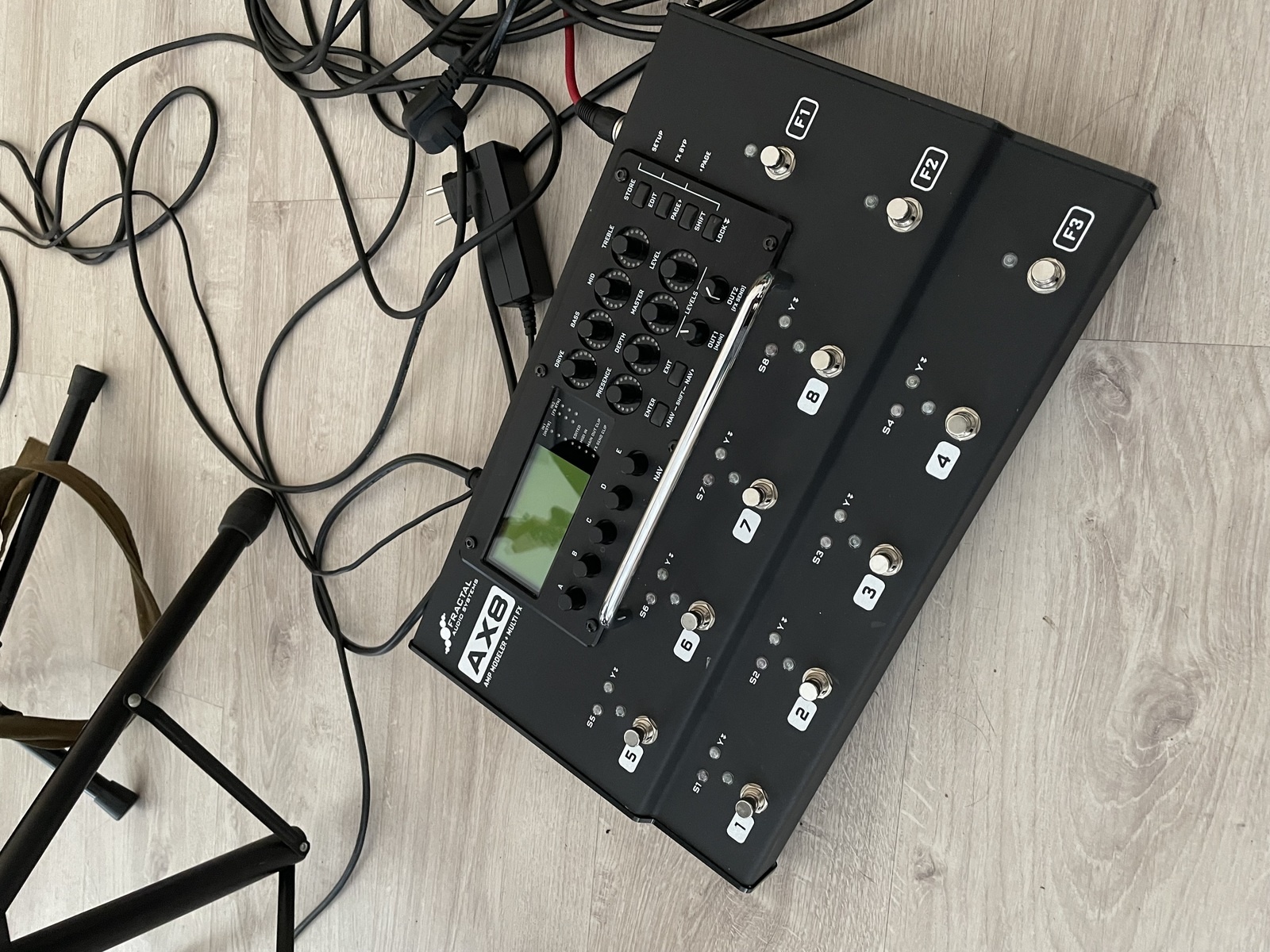 Metal Pedalboard by ahremenko featuring Fractal Audio Systems AX8 Amp Modeler/Multi-FX Processor