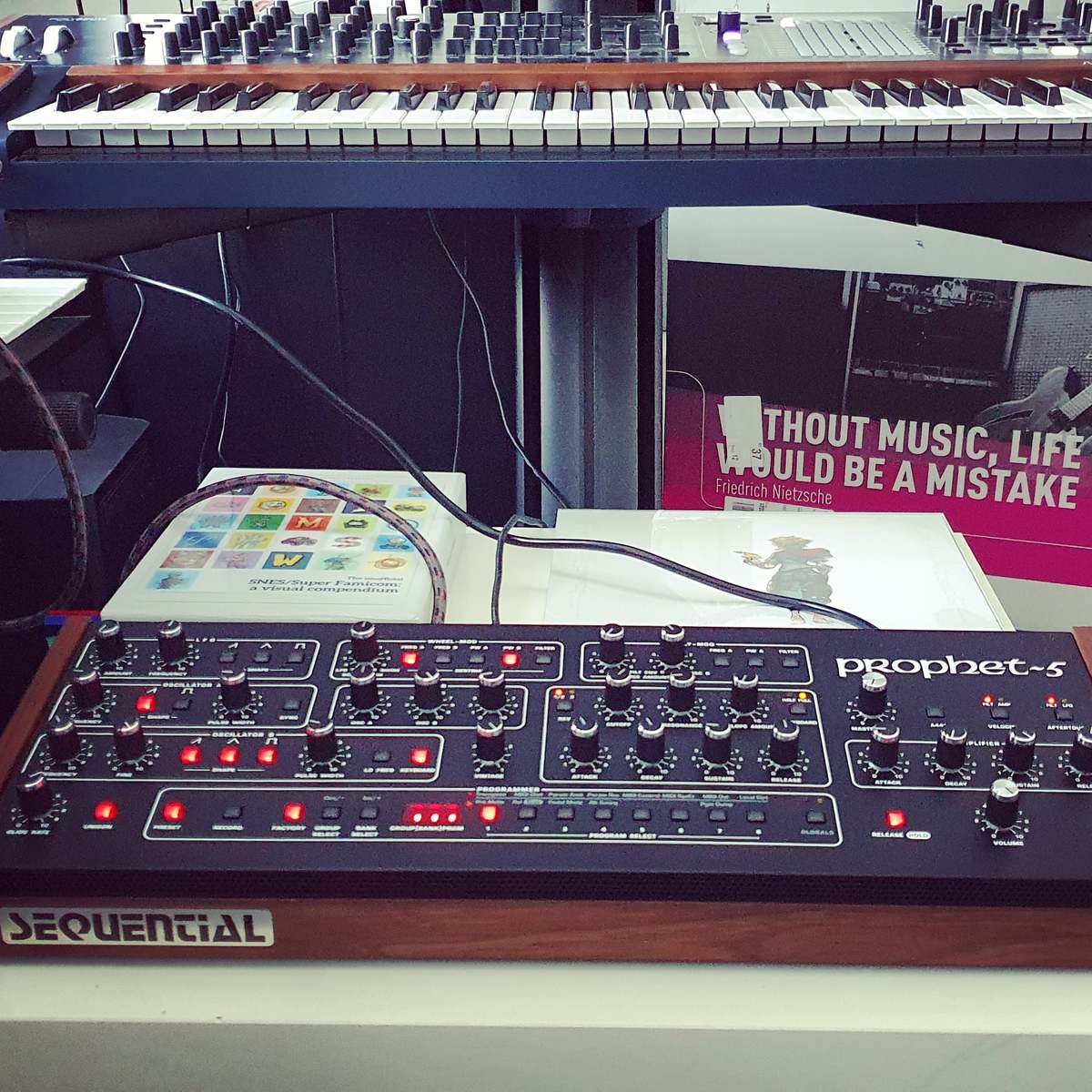 Electronic Studio Setup by bart_van_zon featuring Sequential Circuits Prophet 5 Rev 4 Desktop and Arturia PolyBrute