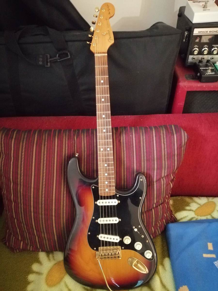 Blues Music Gear Setup by lothy featuring Fender Artist Series Stevie Ray Vaughan Stratocaster