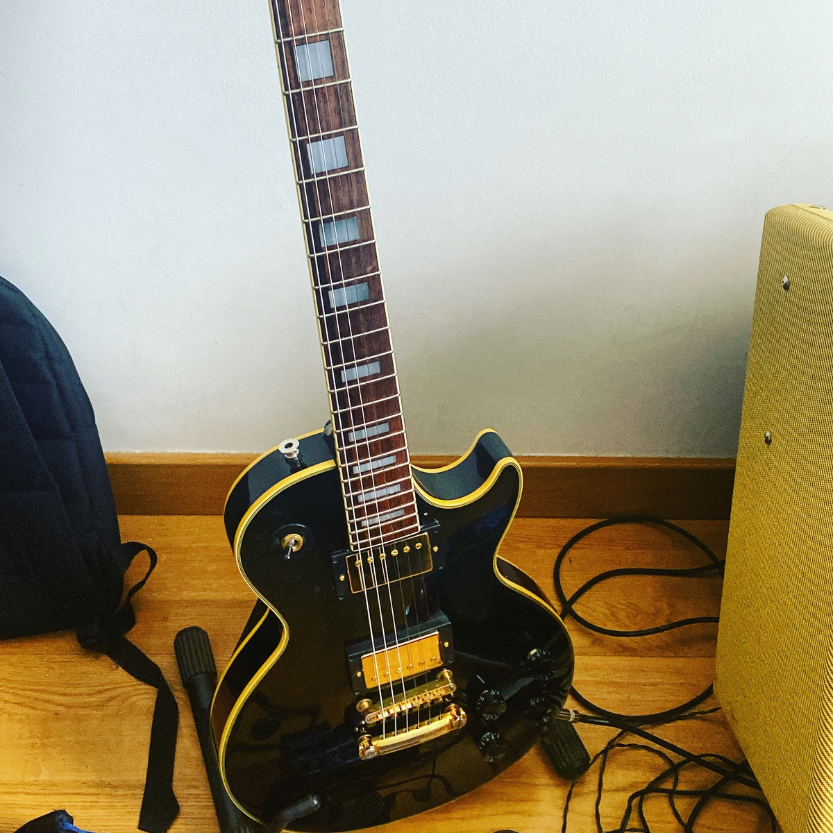 Punk Music Gear Setup by iluigi featuring Epiphone Les Paul Custom