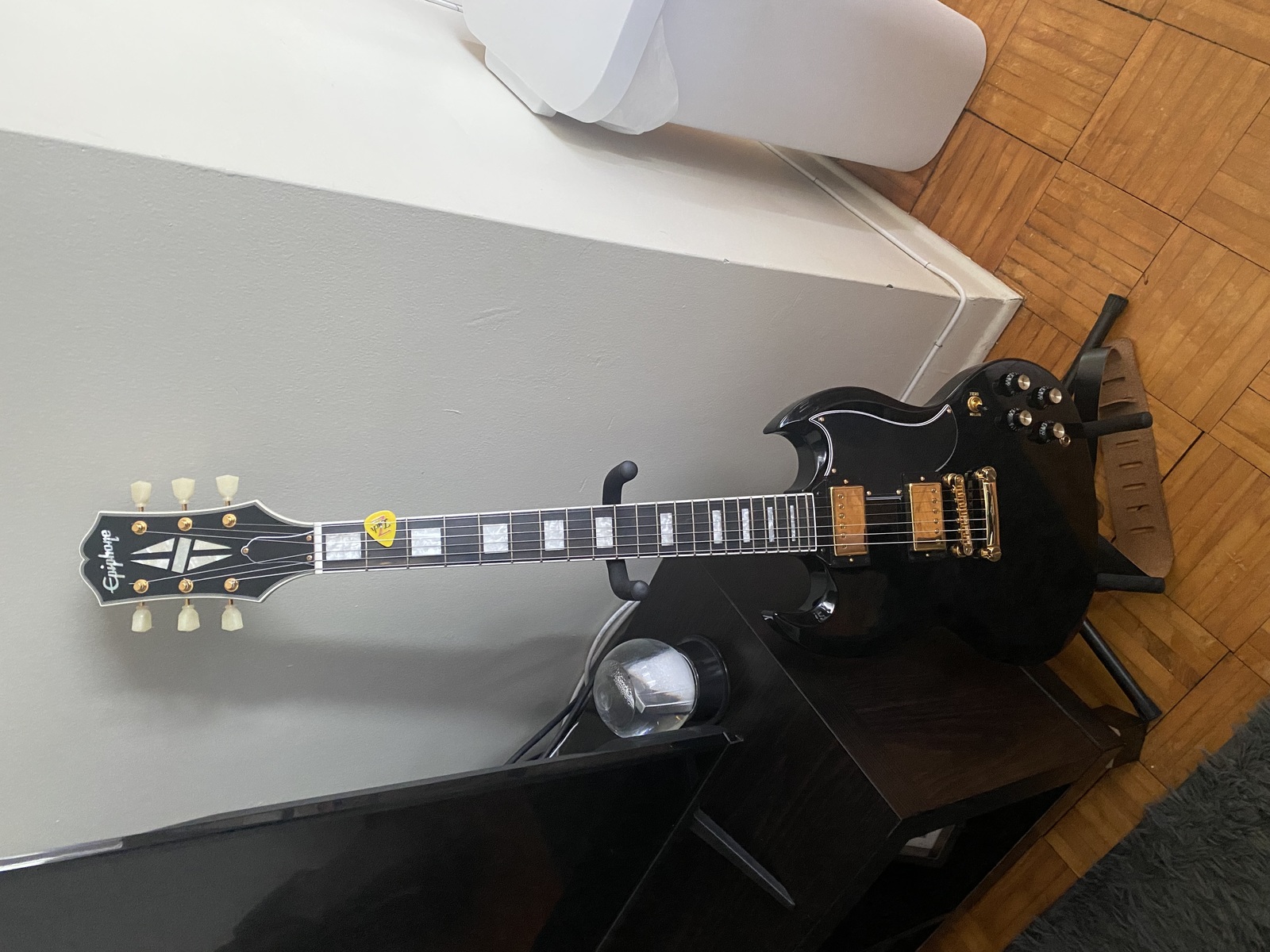 Music Gear Setup by zach_lebel featuring Epiphone SG Standard