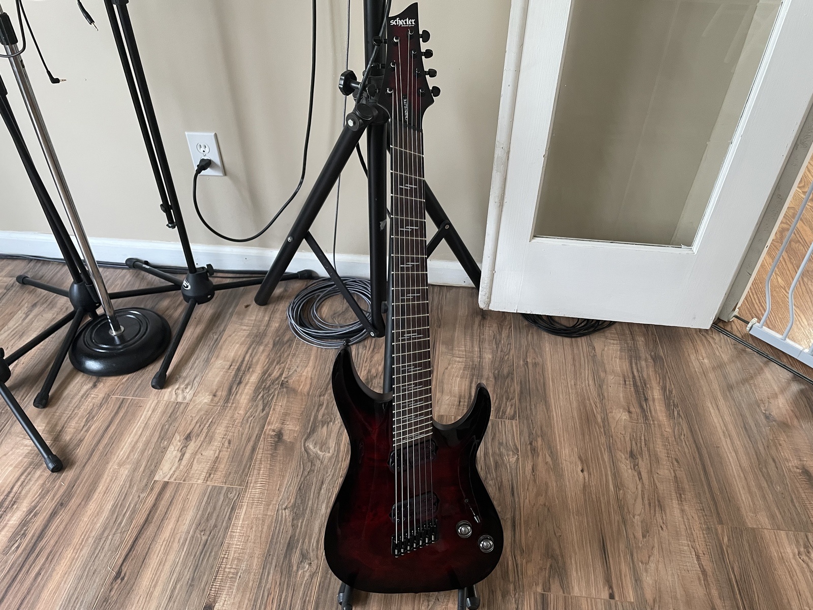 Music Gear Setup by adam_houle featuring Schecter Omen Elite-7 Multiscale