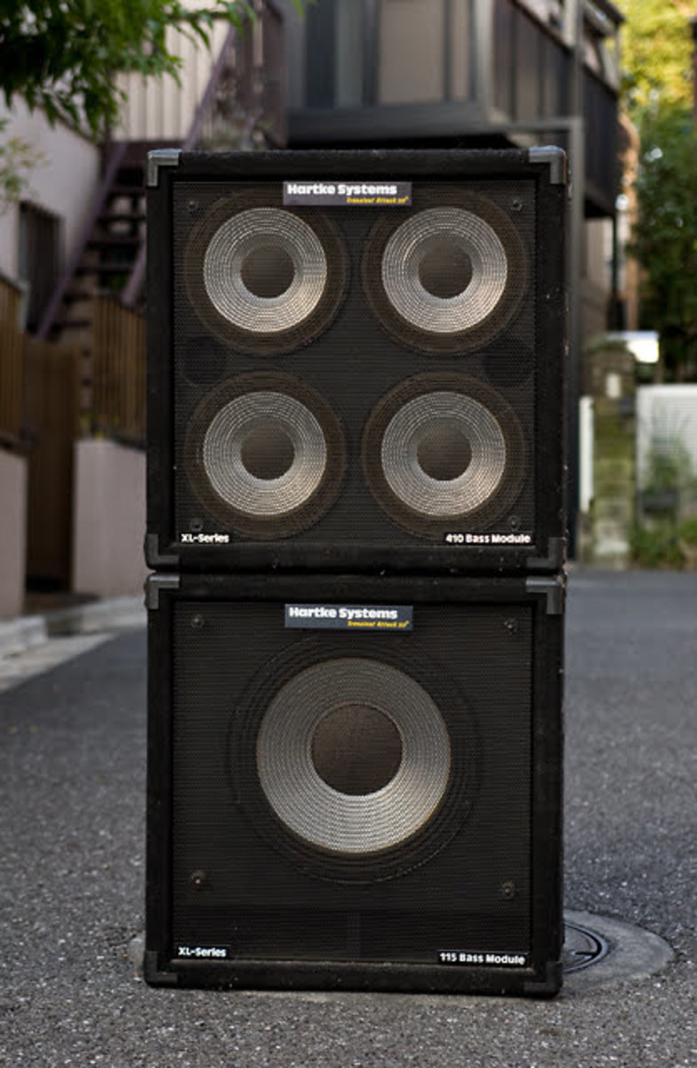Music Gear Setup by zakzak featuring Hartke 410XL Bass Cabinet and Hartke 115XL Bass Cabinet