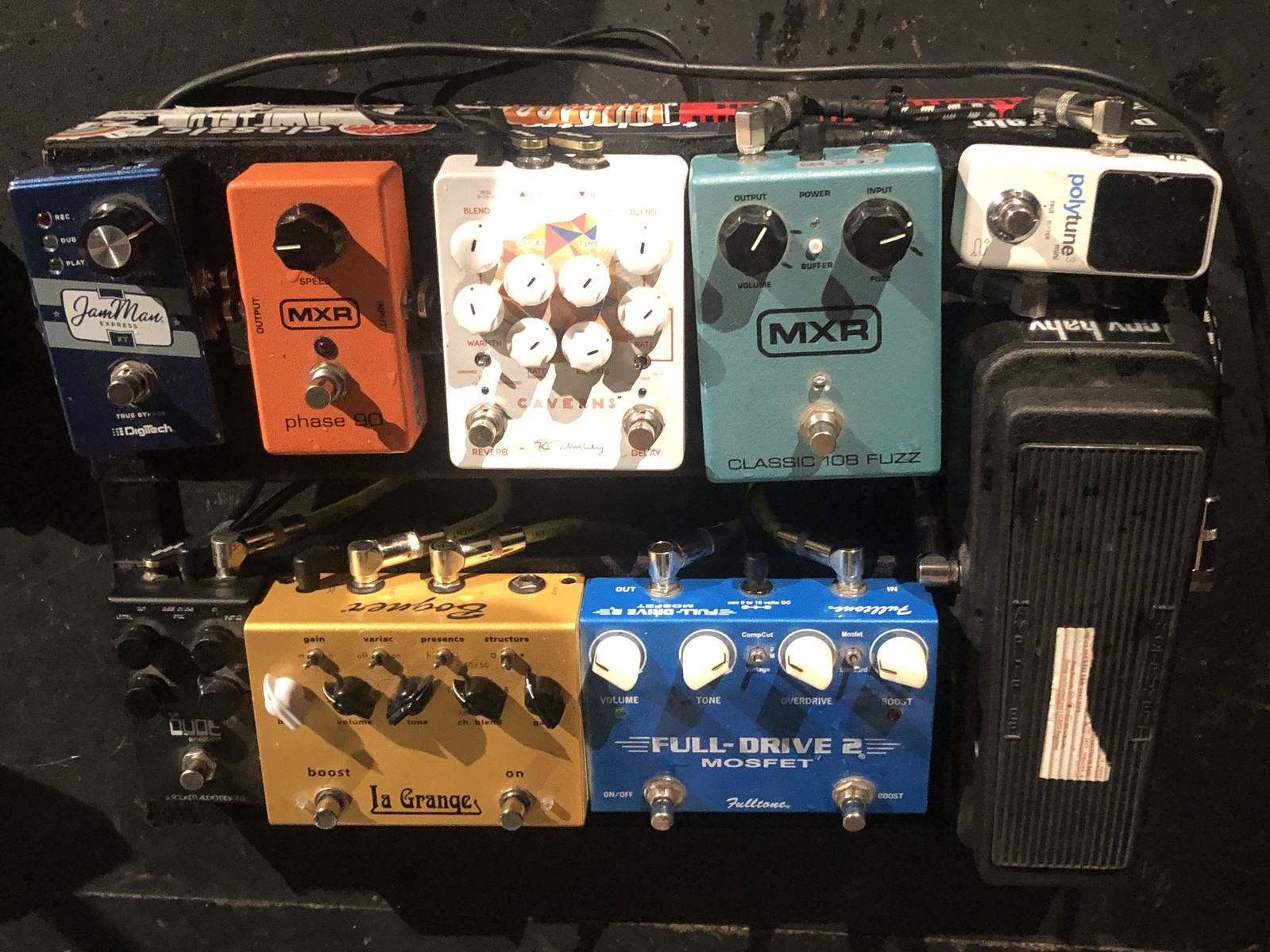 Metal Music Gear Setup by oliver_martin featuring DigiTech JamMan Express XT, MXR M101 Phase 90, and Keeley Caverns V2 and 6 more pieces of gear