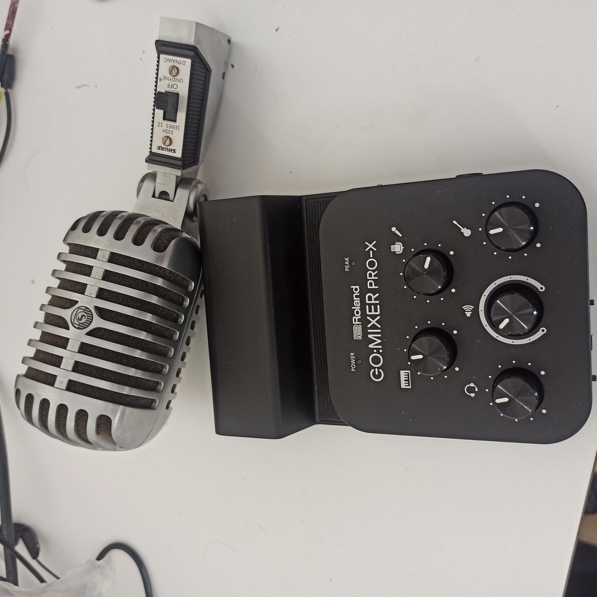Shure Studio Setup by hakanbaysal featuring Shure SH55 Serie II and Roland GO:MIXER PRO-X