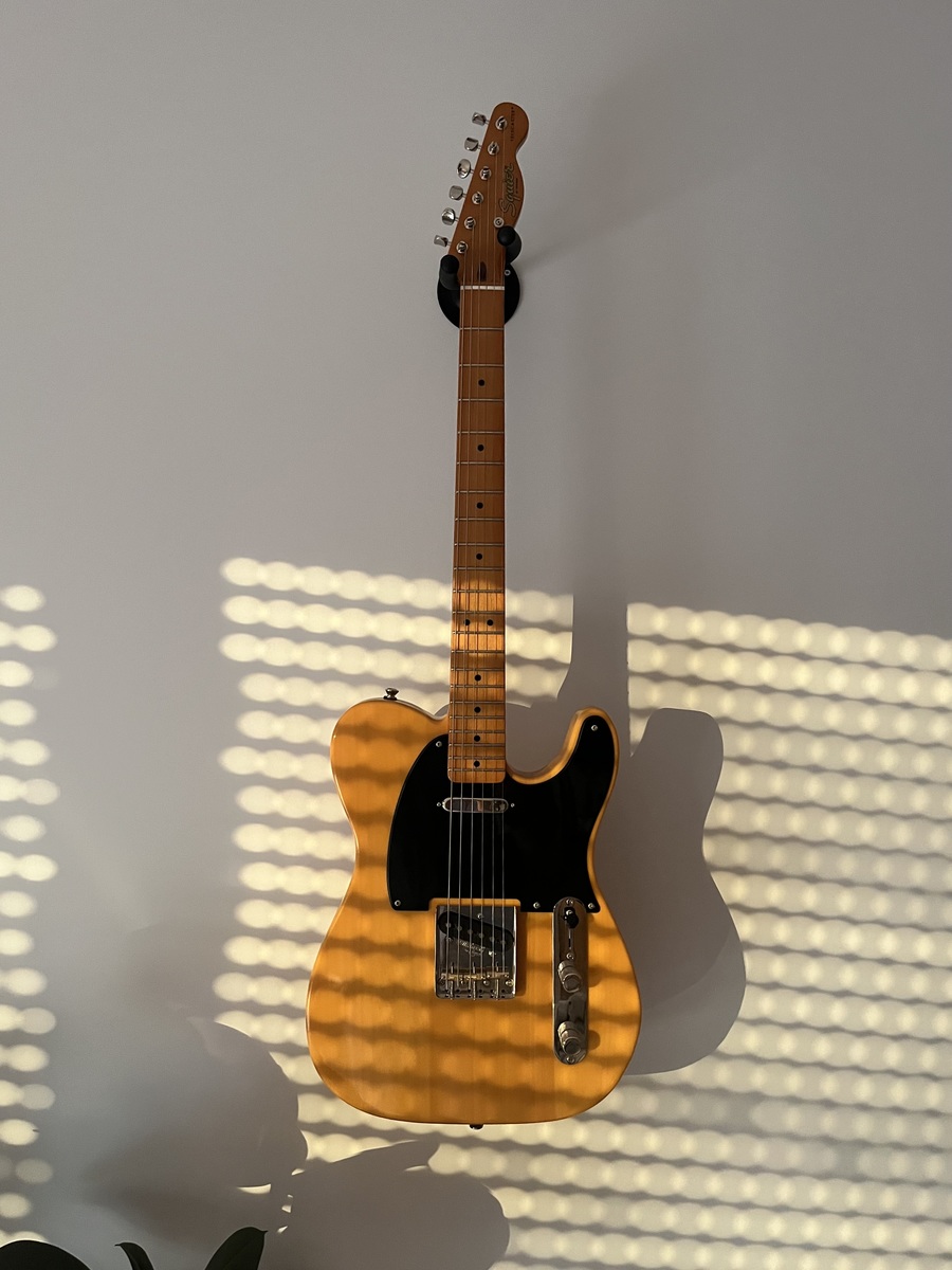 Country Music Gear Setup by awiechcz featuring Squier Classic Vibe '50s Telecaster, Wilkinson WTB 2-1/8" 54mm Vintage-style Compensated Brass Guitar Tele Saddles, and Gotoh SD91-05M Aged Tuners 6L N