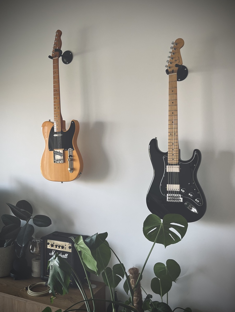 Country Amp Rig by awiechcz featuring Fender Blacktop Stratocaster HH Covered Humbuckers, Squier Classic Vibe '50s Telecaster, and Marshall MG10 and 1 more piece of gear
