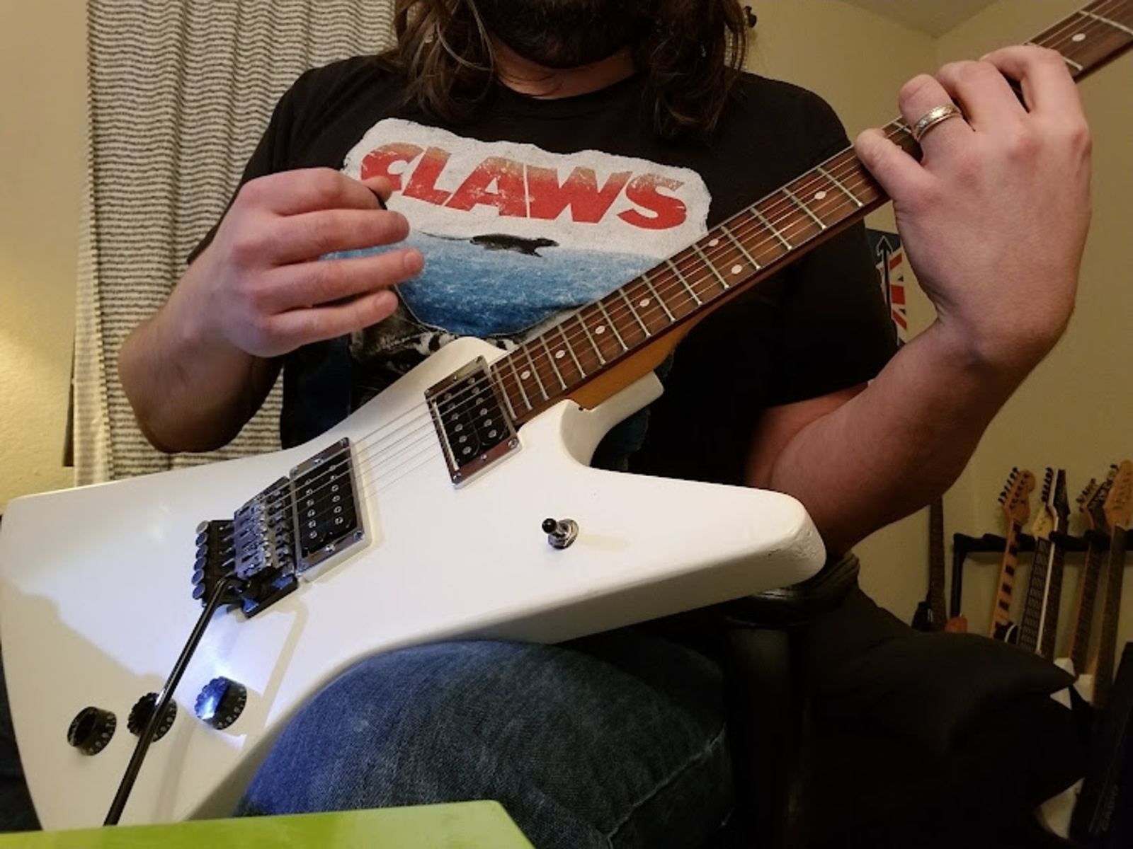 Music Gear Setup by creepingnet featuring Custom Home-Built Explorer Copy