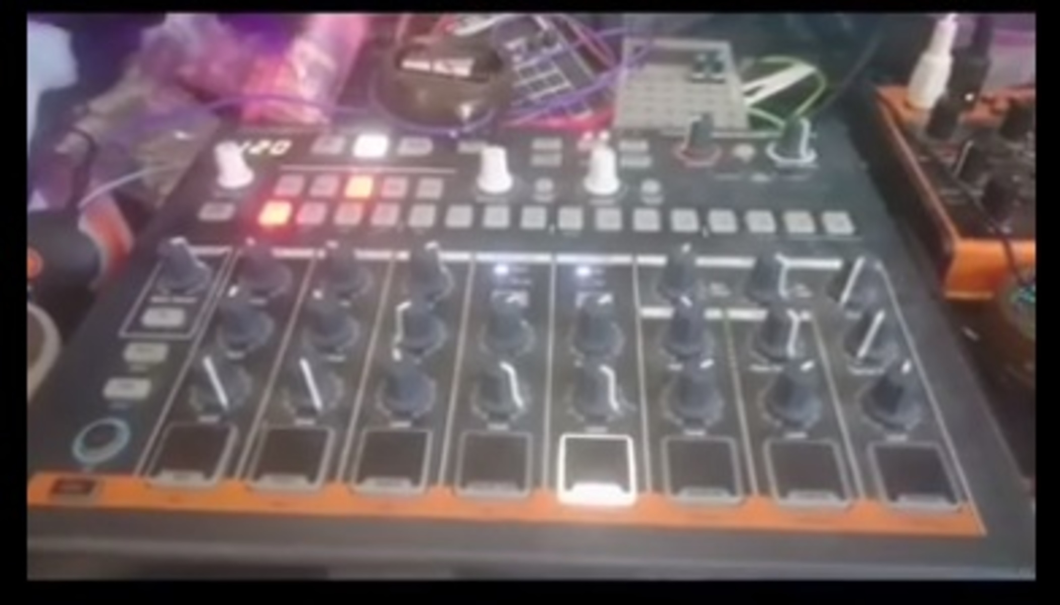 Electronic Synth Setup by chent featuring Arturia DrumBrute Impact, Teenage Engineering Pocket Operator PO-20 Arcade, and Teenage Engineering Pocket Operator PO-14 Sub