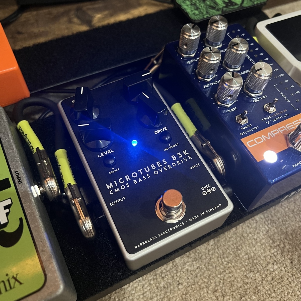 Pedalboard by thundermouth featuring Darkglass Electronics Microtubes B3K V2 CMOS Bass Overdrive